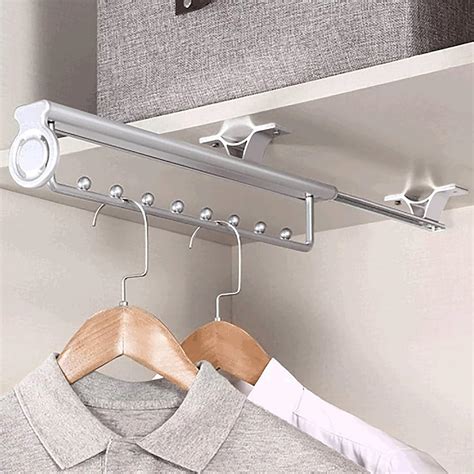 garment rod for closet|adjustable rods for clothes.